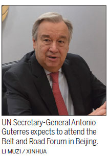 UN head sees key Belt & Road role