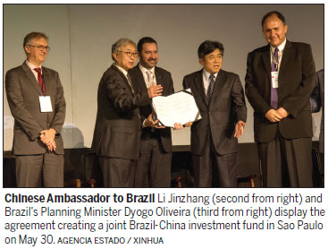 China, Brazil launch new investment fund
