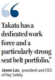 Key Safety Systems acquires Takata's assets
