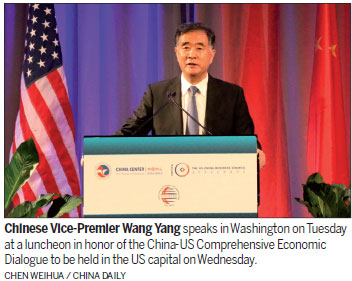 Wang Yang calls for US tech exports to China