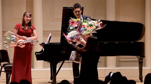 Opera's rising star charms Carnegie Hall