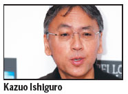 Nobel win for author Ishiguro