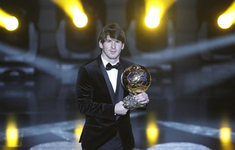 Lionel Messi wins FIFA world player award